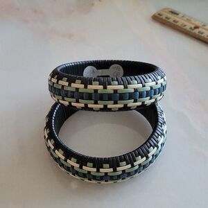 Pair of handcrafted woven lanyard, bracelets .